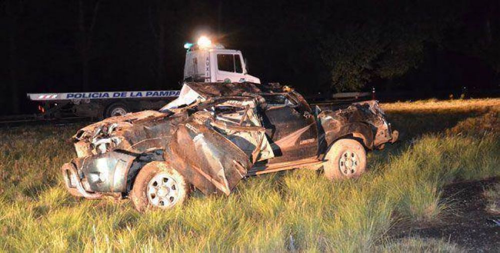 Vuelco y muerte en la ruta 5
