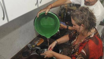 Navidad sin agua ni luz en gran parte de la ciudad