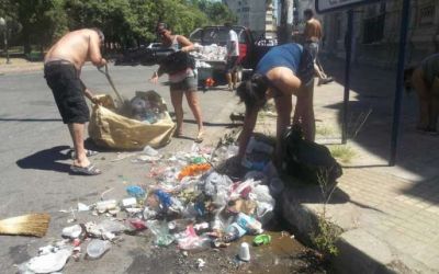 Juntaron la basura de la v�a p�blica