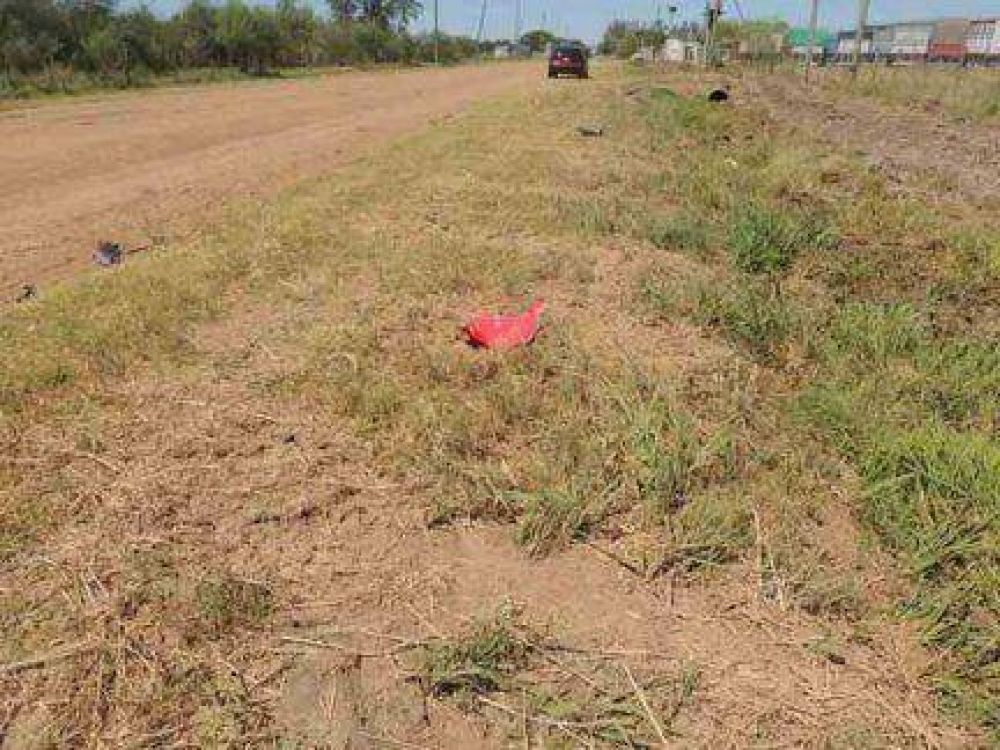 Chajar�: Un motociclista muri� tras chocar de frente con un auto en camino de ripio