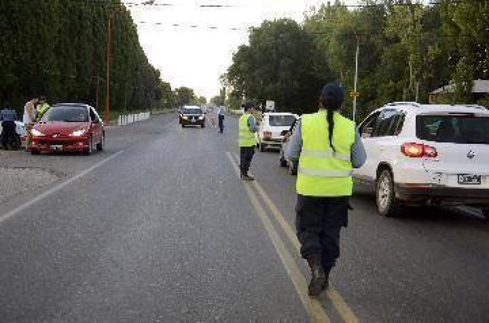 Fuertes controles y pocos incidentes en Cipolletti