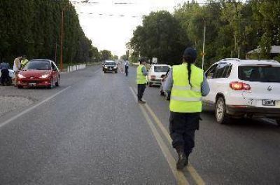Fuertes controles y pocos incidentes en Cipolletti