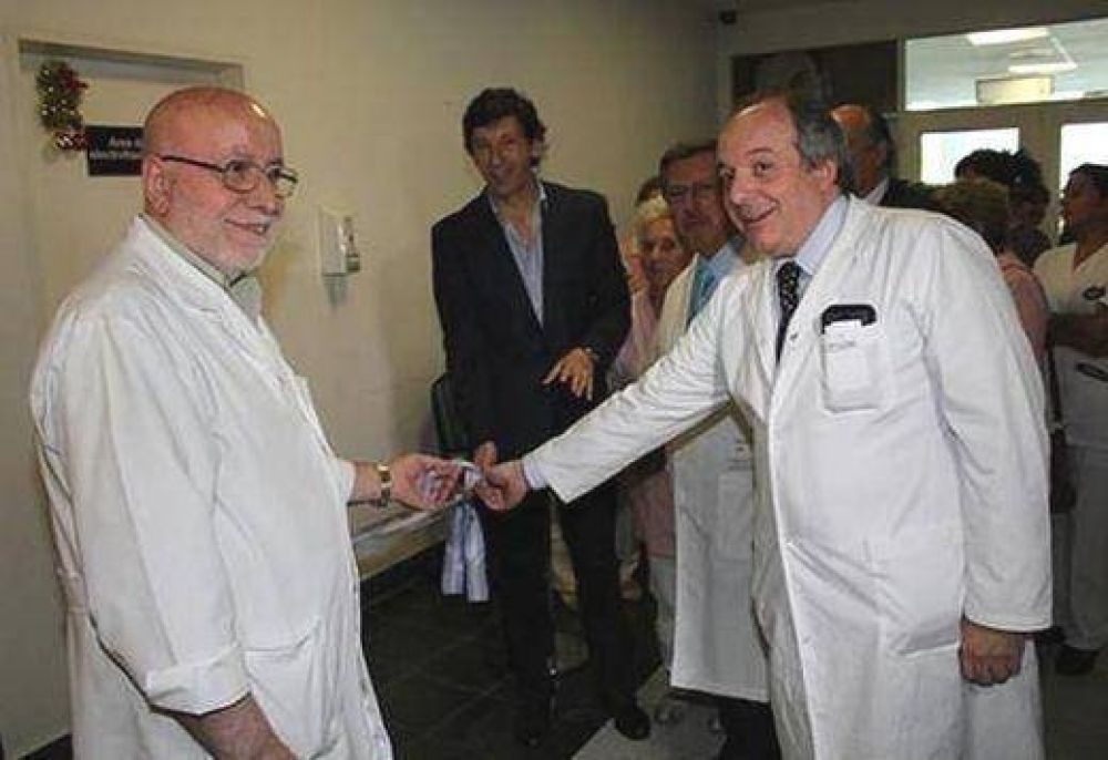 Posse inaugur� una sala para diagn�sticos neurol�gicos en el Hospital de Boulogne
