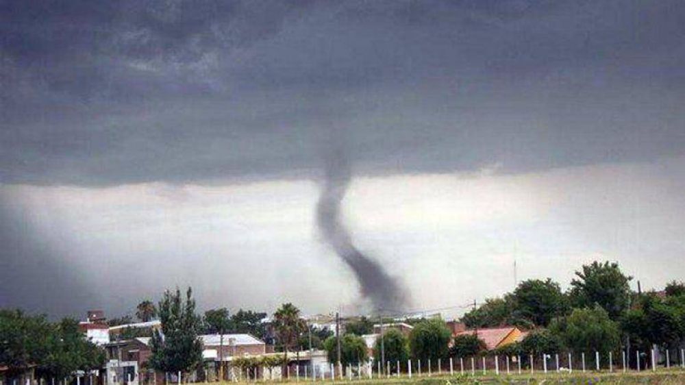 Se form un tornado en Santa Fe