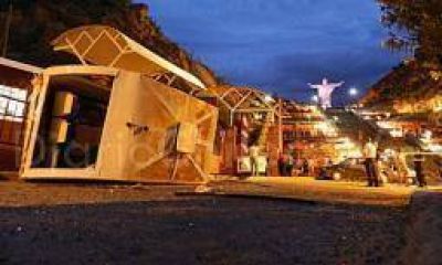 Chilecito. Cay� el funicular del Cristo del Portezuelo
