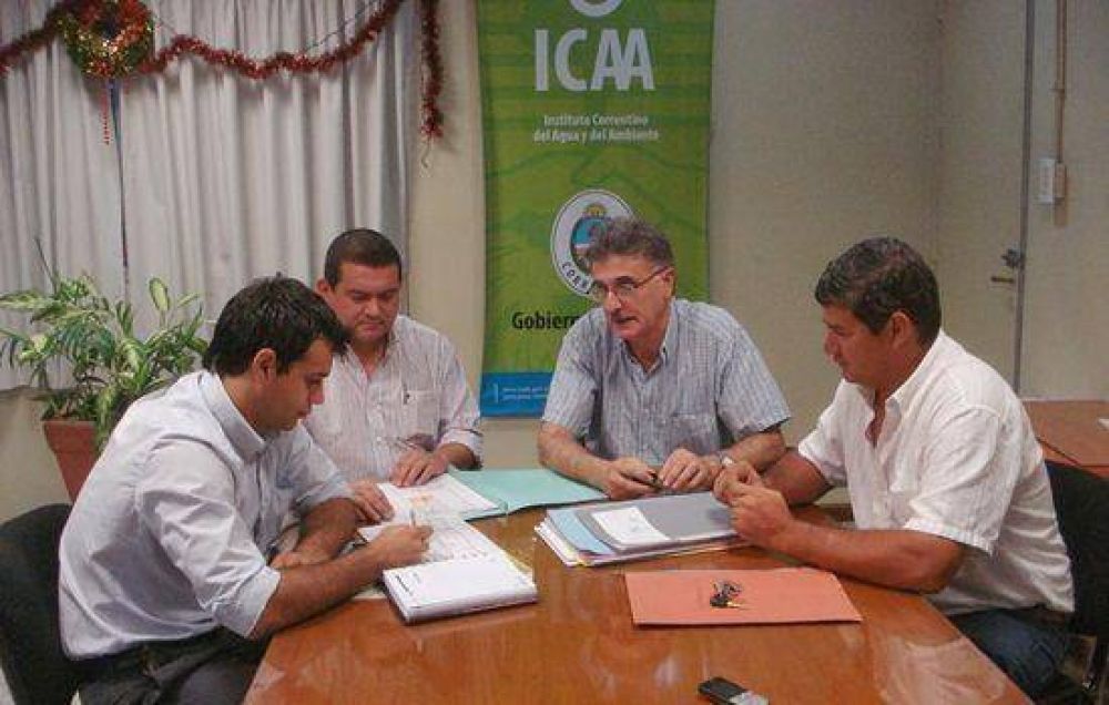 Articulan gestiones en conjunto entre el ICAA y Santa Ana