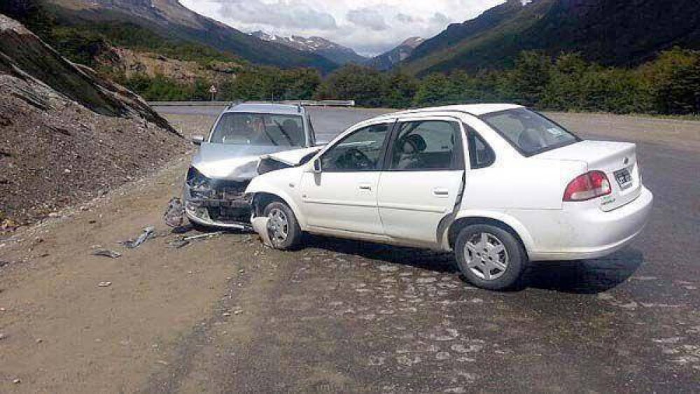 Violento choque frontal en la ruta 3, en cercan�as del Paso Garibaldi