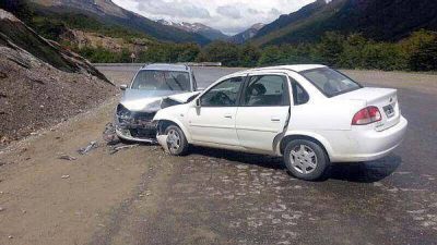 Violento choque frontal en la ruta 3, en cercan�as del Paso Garibaldi
