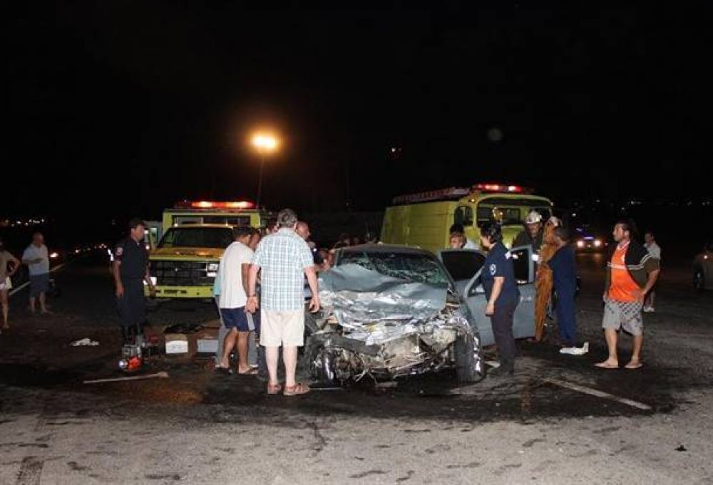 Una familia de Bol�var se accident� en Tandil