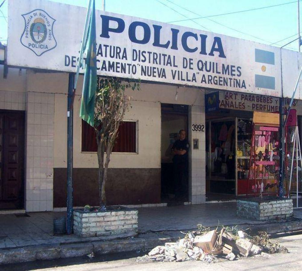 Intentaron tomar el destacamento policial de Villa Argentina en Quilmes Oeste