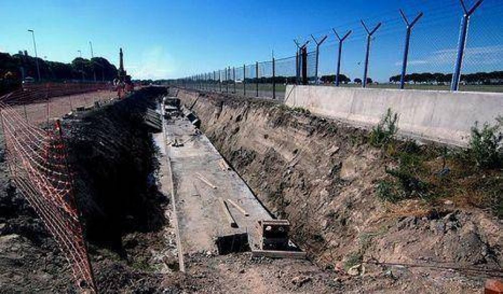 Avanzan las obras para ampliar la autopista Illia