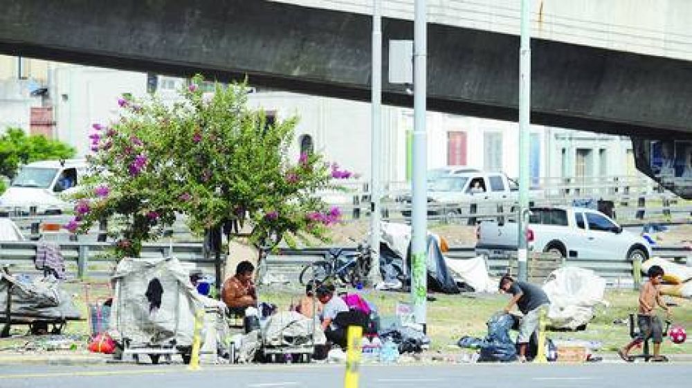 Ya hay 50 personas en una ranchada que crece d�a a d�a