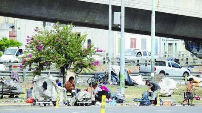Ya hay 50 personas en una ranchada que crece d�a a d�a