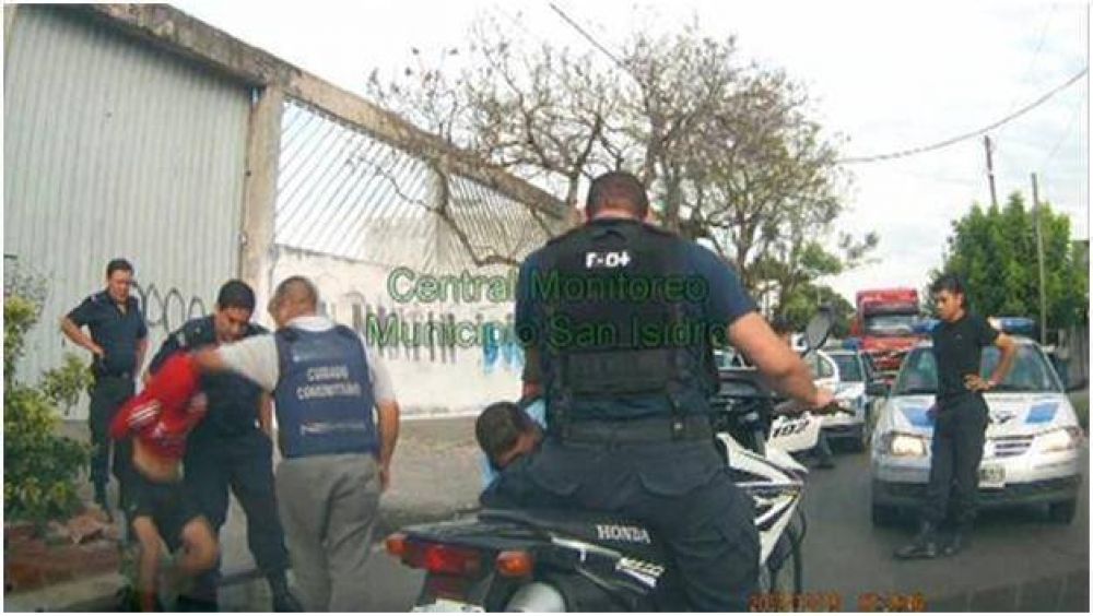 Por las c�maras de seguridad de San Isidro detuvieron a dos menores  