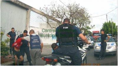 Por las c�maras de seguridad de San Isidro detuvieron a dos menores  