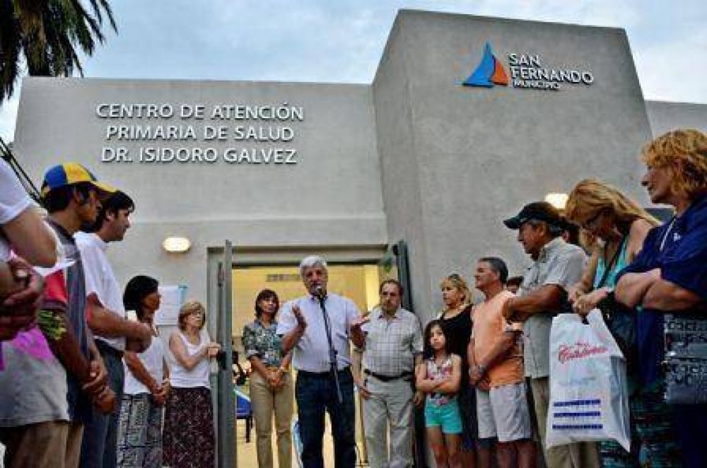 Luis Andreotti inaugur� la modernizaci�n y reconstrucci�n del Centro de Salud Dr. Isidoro G�lvez 