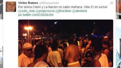 Un funcionario K celebr� el piquete que demor� la salida de Clar�n y La Naci�n