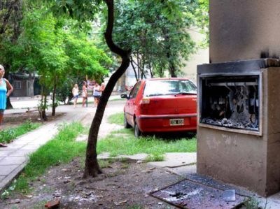 Una sobrecarga el�ctrica incendi� un tablero en un Fonavi