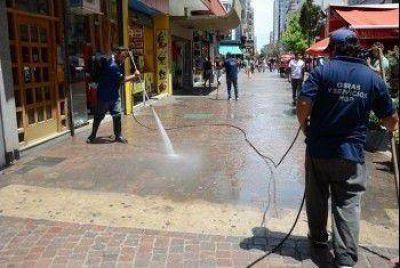 El Municipio realiz� tareas de limpieza e higiene en el barrio 9 de Julio