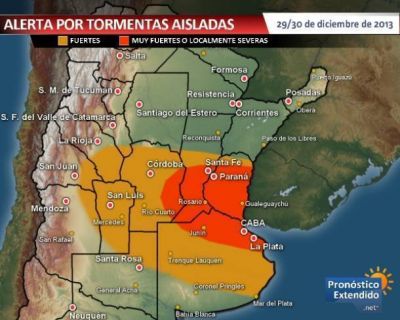 Contin�a la ola de calor y hay probabilidades de tormentas