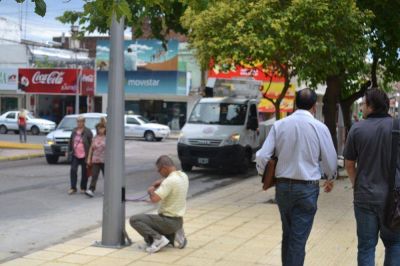 Ya est� habilitada la cuarta vereda del centro ensanchada