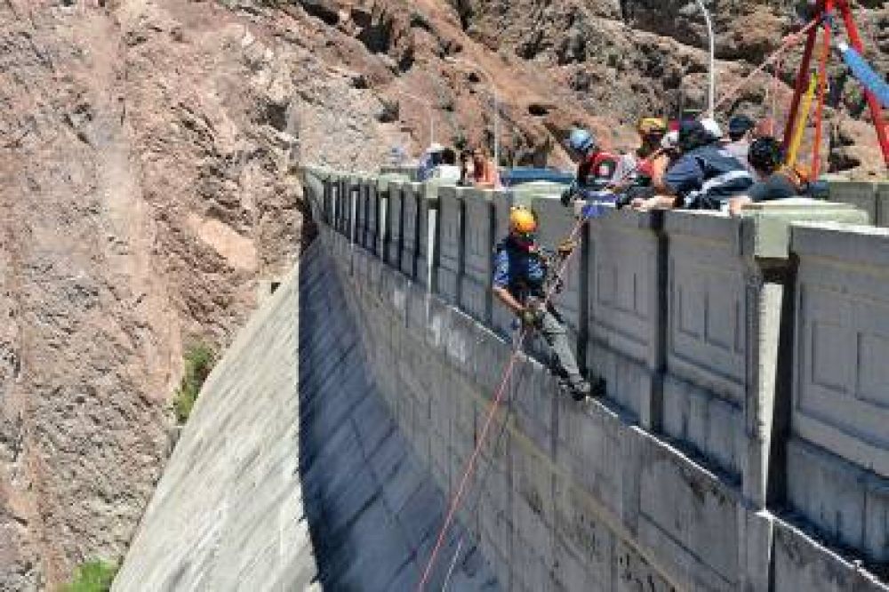 Primera Jornada de Rescate con cuerdas en el Dique Ameghino