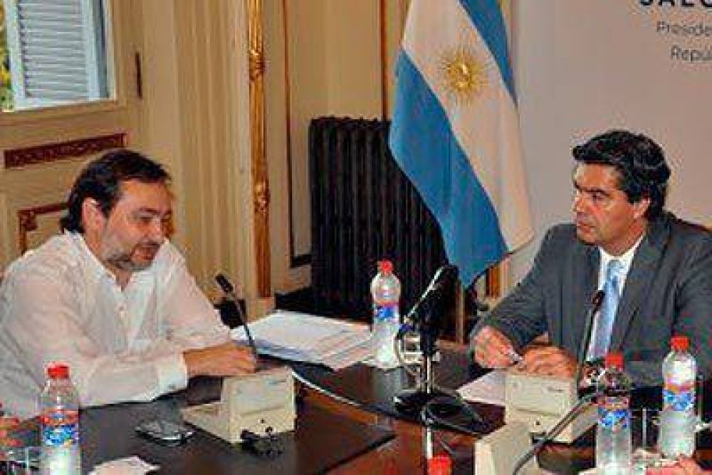 La conducci�n del Frente Grande se reuni� con Capitanich en Casa Rosada