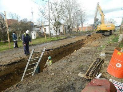Obras pluviales en Jorge Newbery beneficiar�n a m�s de 1500 vecinos