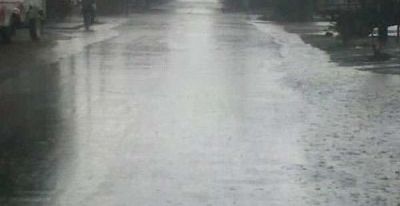 Intensas lluvias se registraron en toda la Provincia