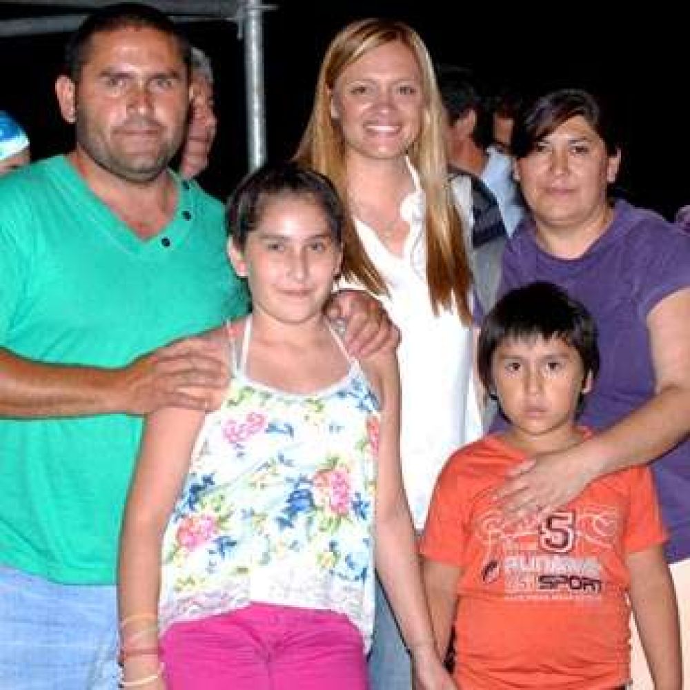Teresita Madera acompa�� la realizaci�n del Pesebre Viviente en el Parque