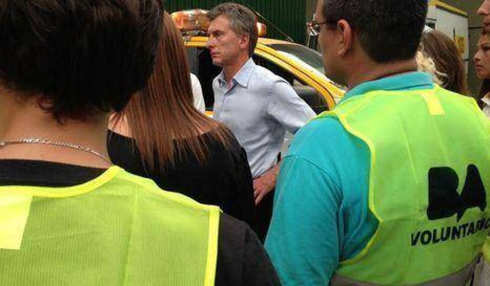 Macri supervis� operativo de asistencia