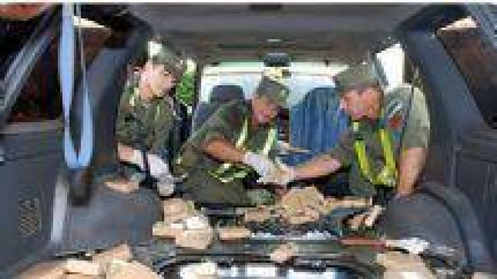 Gendarmer�a Nacional secuestr� cuatro kilos de coca�na en Salta