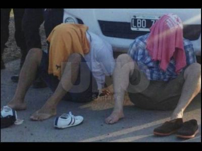 Persiguen y atrapan a dos delincuentes desde Las Toscas a Resistencia