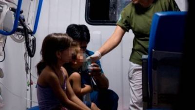 Salvan a ni�os de un voraz incendio