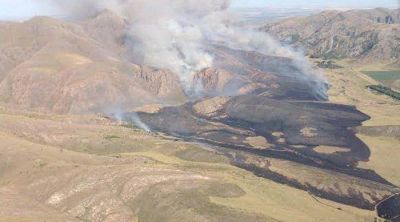 Confirmaron que el fuego arras� con 20 mil hect�reas en Sierra de la Ventana