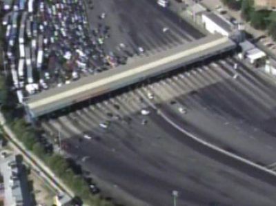 Cortaron la Autopista y llegar a La Plata fue un infierno