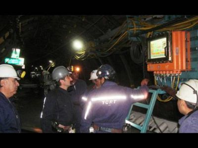 Jorge Mayoral recorri� la obra subterr�nea de Gualcamayo