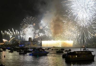 Australia recibi� el A�o Nuevo con un inigualable show de fuegos artificiales