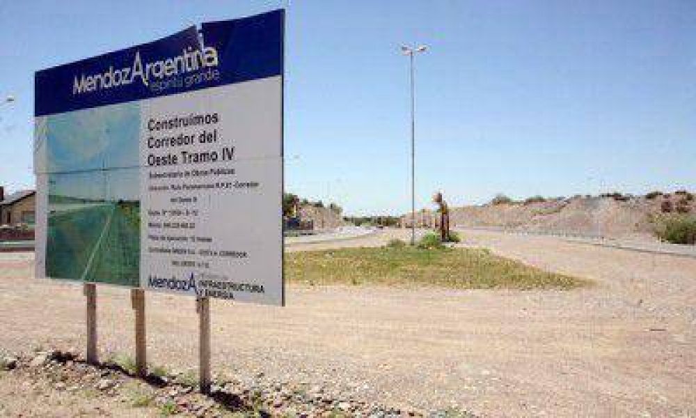 Se dilatar� hasta abril la construcci�n del �ltimo tramo del Corredor del Oeste