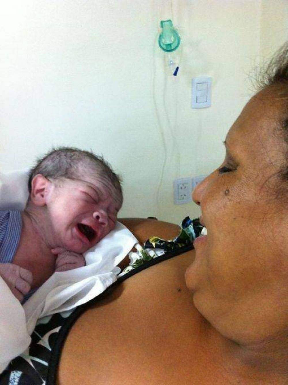 �ngel Ram�n naci� en Alem y es el primer beb� del a�o en Misiones