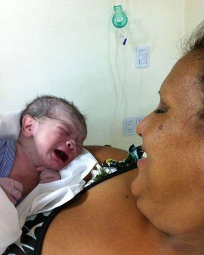 �ngel Ram�n naci� en Alem y es el primer beb� del a�o en Misiones