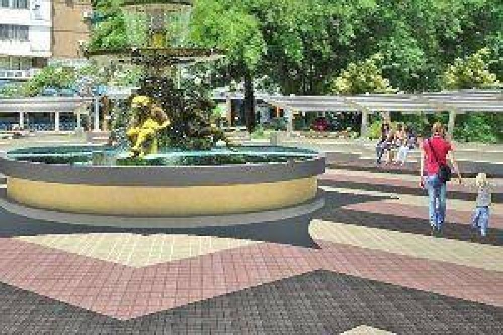 El 6 del corriente continuar� la obra de remodelaci�n de la plaza Libertad