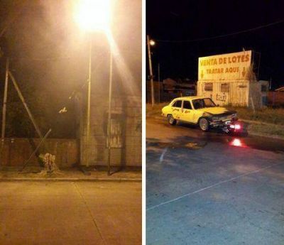 Incendio y algunos accidentes leves en una noche �tranquila�