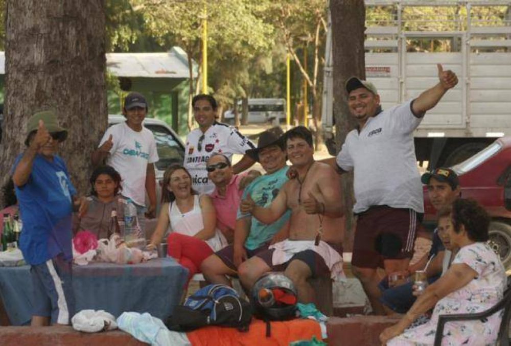 Los santiague�os disfrutan el primer d�a de enero en el parque Aguirre