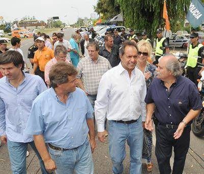 Scioli supervis� el Operativo Sol que se desarrolla en la Autov�a 2