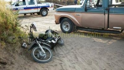 Muri� el motociclista accidentado en puente La Carlota