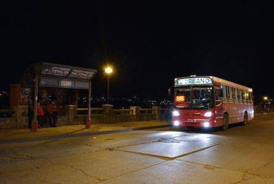 Corrieron colectivos durante el primero de a�o en San Salvador de Jujuy