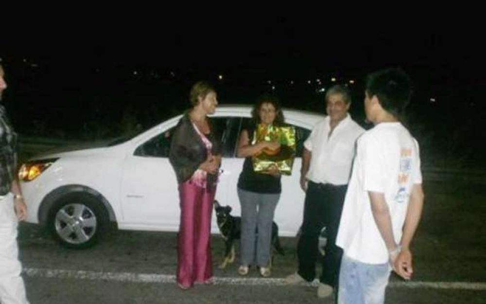 Los primeros en ingresar a la provincia fueron agasajados