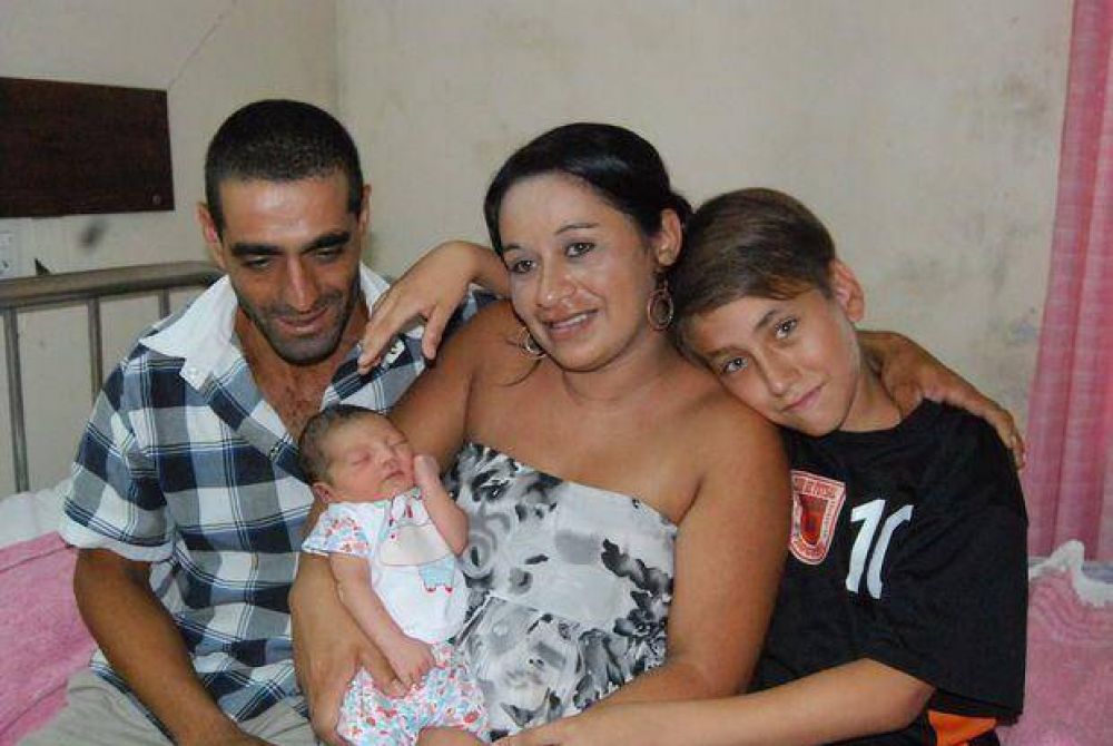 Alma Siomara, primera beba del a�o en la ciudad