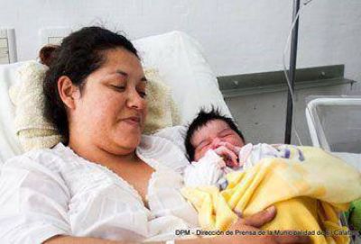 En Calafate, Brisa Xiomara fue la primera beba